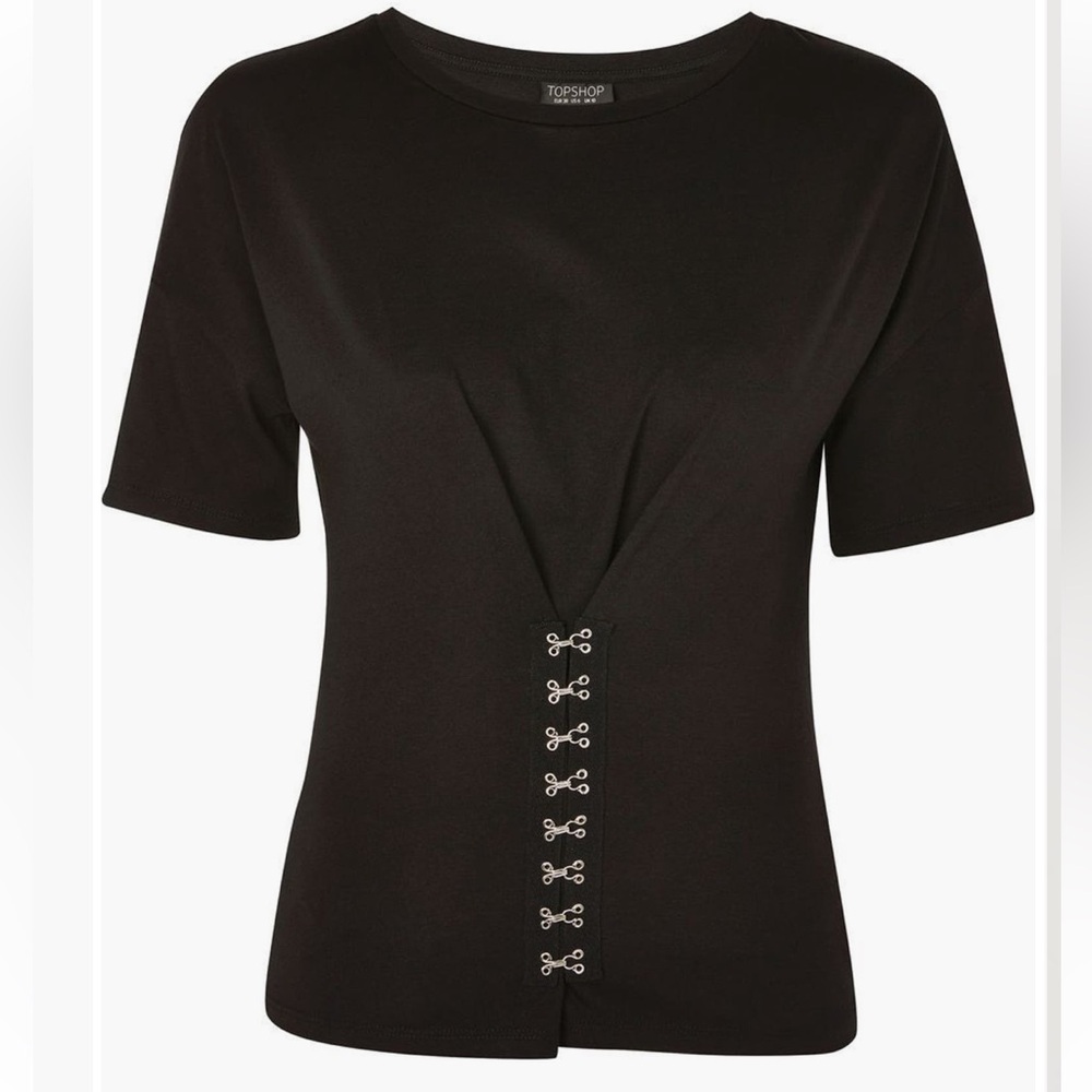 Topshop Hook Front Tee
